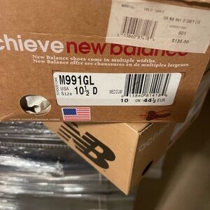 New Balance M991GL Gray Sneakers